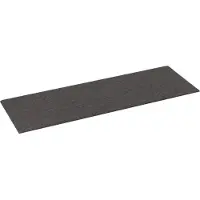 vidaXL Têtes de balai, 12 pièces, 90 x 30 cm, gris foncé, tissu