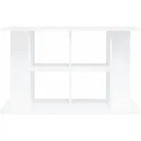 vidaXL Support pour aquarium blanc 100x40x60 cm bois d'ingénierie