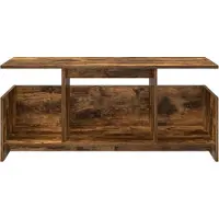 vidaXL Support TV Chêne fumé 102 x 35 x 45 cm Bois composite