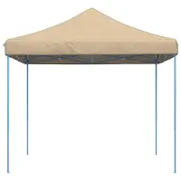 vidaXL Tente de réception beige 292 x 292 x 315 cm Tissu Oxford