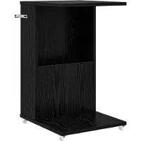 vidaXL Table d'appoint Chêne noir 40 x 35 x 60 cm Bois d'ingénierie