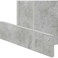 vidaXL Table d'appoint Gris béton 44,5 x 45 x 55 cm Bois d'ingénierie
