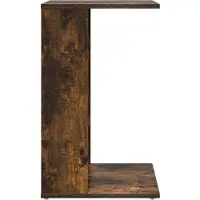 vidaXL Table d'appoint Chêne fumé 40 x 38 x 62,5 cm Bois d'ingénierie