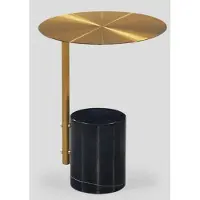 Xl Moebel Gmbh Tables d'appoint Salon Rond Haute qualité Moderne luxus Table basse métal