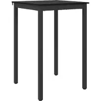 vidaXL Table d'appoint en bois composite, forme carrée