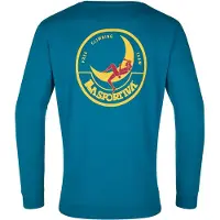 La Sportiva Climbing On The Moon Sweatshirt Bleu 2XL Homme