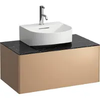 Laufen Tiroir sonar courant, 1 tiroir, pour lavabos à main montés en haut H816341, H816342, découpe centrale, H4054410341411