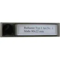 Bticino Bouton d'appel type 1, poste de porte série 900, 90 x 22 mm, système multifilaire, 1 pièce.