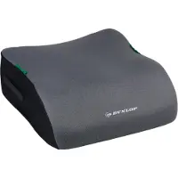 Dunlop Rehausseur de siège Auto Enfants Gris Rehausseur de siège ECE R129 - Siège enfant ergonomique à partir de 3 ans - Avec housse lavable