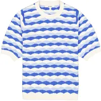 Garcia femme Pull, XXL, Bleu