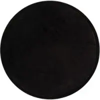 Tapis.fr Tapis pour enfant lavable Atami noir 120 cm rond