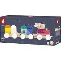 Janod Jeu d'éveil Zigolos Petit train mouton