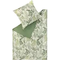 Schöner Wohnen Kollektion Schöner Wohnen linge de lit Viva couleur vert taille 135x200+80x80