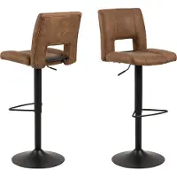 Ebuy24 Syra Tabouret de bar, marron.
