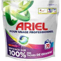 Ariel Professionnel Lot de 70 capsules de lessive couleur tout-en-1