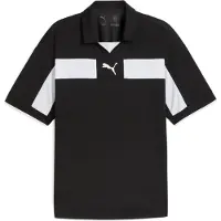 Puma T-Shirt fonctionnel 'TeamClassic' noir / blanc