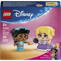 LEGO Disney Princess Jasmine et Raiponce Miniatures, Jeu de Rôle, Cadeau 5 ans, 43303