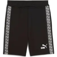 Puma Pantalon de sport 'TeamKING' noir / blanc