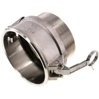 Tameson Accouplement Camlock DN 90 (4'') en acier inoxydable R 4'' à filetage mâle Type B MIL-C-27487