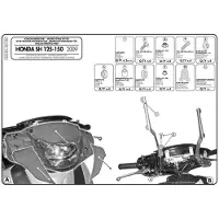 Givi A315a Honda Sh 125i/150i Fitting Kit Noir