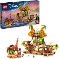 LEGO Disney Vaiana 2 Le Navire des Kakamora 43258, Jeu de Construction, 7 ans et plus, 9 Figurines Disney