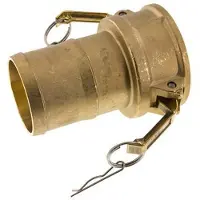 Tameson Raccord Camlock DN 75 (3'') en laiton Pilier de tuyau (75 mm) Type C MIL-C-27487