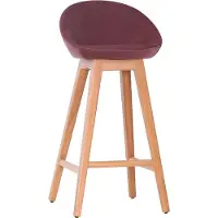 AEA Chaise violette moderne Tabouret de bar design chaise en bois élégant tabouret de meubles de luxe