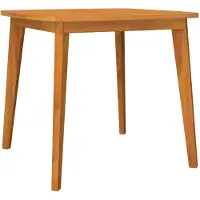 Syfax Table de jardin 85x85x75 cm Bois d'acacia solide