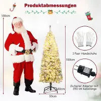 Northix Sapin de Noël artificiel de 150 cm avec lumières LED