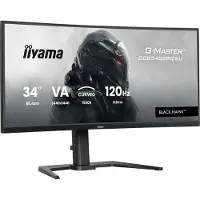 Iiyama Moniteur incurvé - - GCB3482WQSU-B1 - LCD FHD 34" - 3440 x 1440 px - 120 Hz - 21:9 - Noir