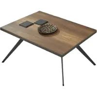 AEA Bureau Table basse Sideboard Assistant de bureau Bois foncé Bureau