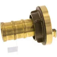 Tameson 38 (51 mm) Coupleur Storz en laiton Pilier de tuyau de 38 mm rotatif