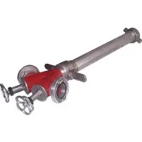 Tameson DN 80 2x75-B Tube vertical pour bouches d'incendie souterraines rotatif avec vanne