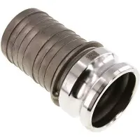 Tameson Raccord Camlock DN 75 (3'') en acier inoxydable Pilier de tuyau (75 mm) Type E MIL-C-27487