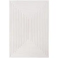 Carpetsale24 Tapis Intérieur Extérieur Imperméable Effet 3D Design Scandinave Lavable Résistant Salon Terrasse, Taille: 240x340 cm