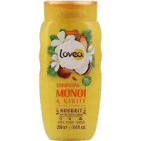 Lovea Monoi & Karite shampooing 250ml shampooing pour cheveux secs et abîmés