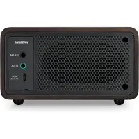 Sangean Radio portable 2 W DAB+/FM/RDS BT AuxIn secteur/batterie bois foncé