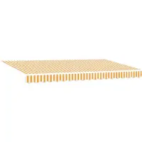 vidaXL , store enroulable jaune, 350 x 200 cm, tissu