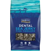 Fish4Dogs Dental Sea Jerky Fish Tiddlers Dog Treat 575g Bleu 575g