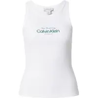 Calvin Klein Jeans Débardeur côtelé femmes - Bright White