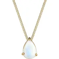 Elli Chaîne bleu clair / or / blanc perle