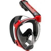 Cressi Duke Snorkeling Mask Rouge,Noir S-M