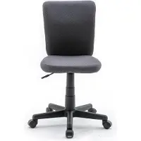 CasaDolce Kinder Chaise de bureau ELOISE, réglable en hauteur, pivotante, grise, 40x45,5x76/85,5 cm