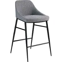 ANGEL CERDA SL Angel Cerdá Tabouret en tissu gris 4103