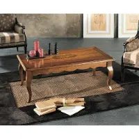 AEA Tables de salon Baroque Tables basses en bois massif Table basse classique