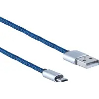 Shiverpeaks BS14-50023 Câble USB 2 m USB 2.0 USB A Micro-USB B Bleu (BS14-50023)