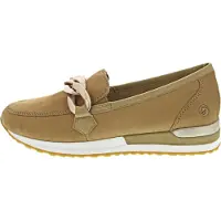 Remonte dames mocassins sable beige bronze
