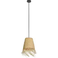 Eglo 43871 AYCLIFFE E27 Lampe à suspendre Ø300mm Noir Naturel