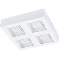 Eglo applique / plafonnier, acier, 6.3 W, blanc