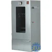 ITA Fumoir 7000 - Premium Fumoir avec 3 étages - Acier allié, fenêtre & thermomètre - Qualité EU Directement du fabricant